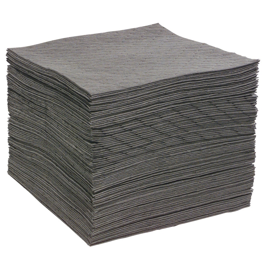 Commander™ 15" x 19" Heavyweight Universal Sorbent Pads 100/Bale & 26.3 gal. Capacity/Bale