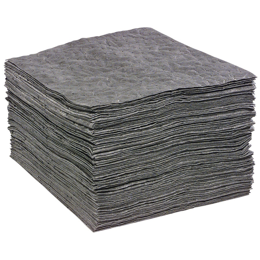 Protector™ 15" x 19" Heavyweight Universal Sorbent Pads 100/Bale & 28.9 gal. Capacity/Bale