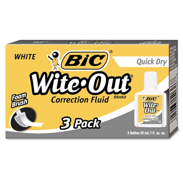 Wite-Out® 0.7 oz. Quick Dry Correction Fluid