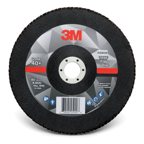 769F 7" x 7/8" Type 27 YF-Weight Abrasive Flap Disc