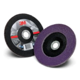 769F 7" x 7/8" Type 27 YF-Weight Abrasive Flap Disc thumbnail 4