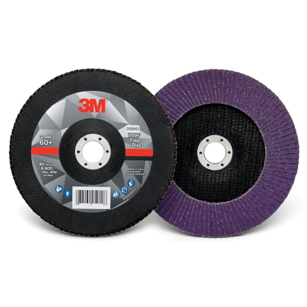769F 7" x 7/8" Type 27 YF-Weight Abrasive Flap Disc
