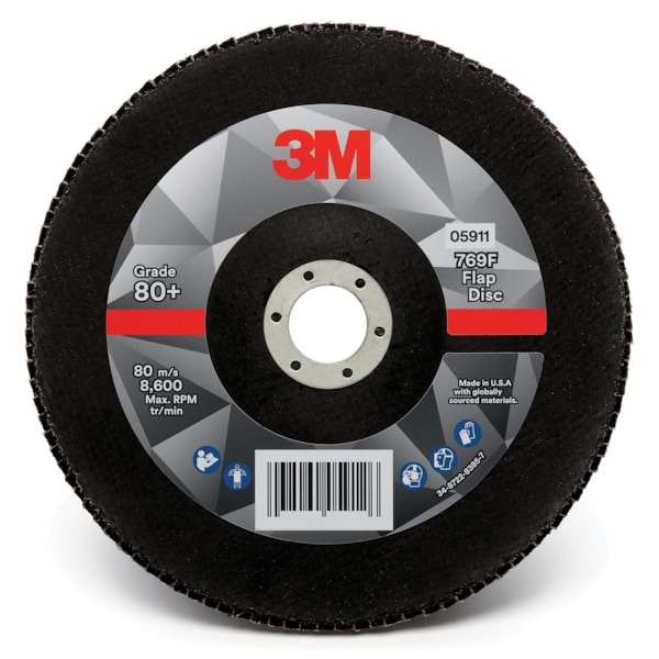 769F 7" x 7/8" Type 27 YF-Weight Abrasive Flap Disc