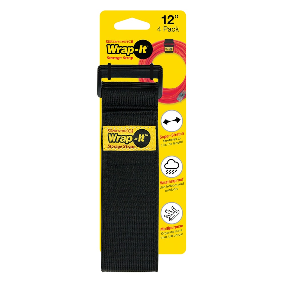Super-Stretch 12" Storage Wraps 4/Pack