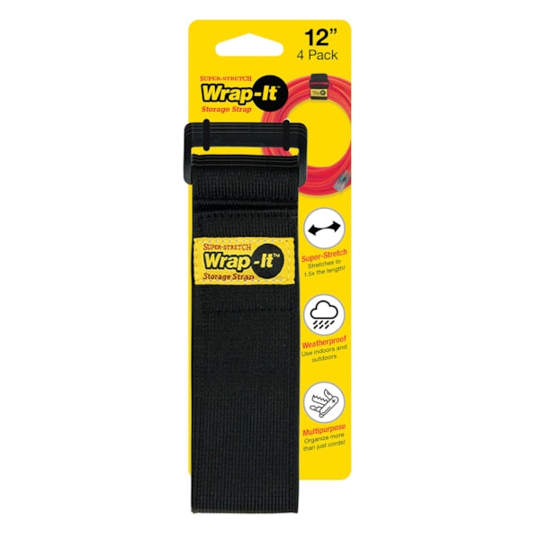 Super-Stretch 12" Storage Wraps 4/Pack