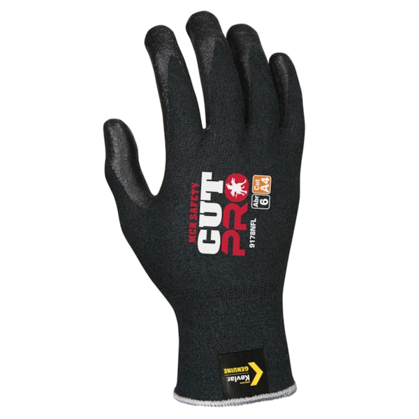 Foam Nitrile Palm Coated Kevlar® Level A4 Cut Resistant Gloves