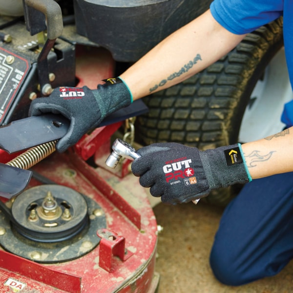 Foam Nitrile Palm Coated Kevlar® Level A4 Cut Resistant Gloves