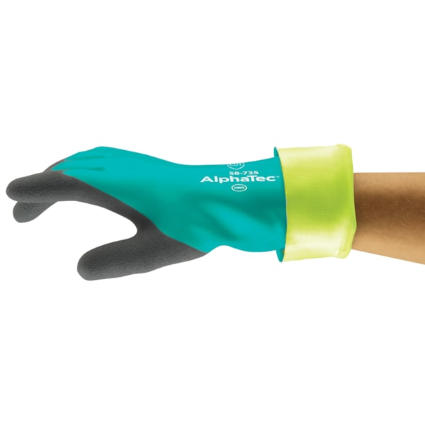 AlphaTec®  INTERCEPT™ 39 mil Lined 13.75" Chemical & Level A3 Cut Resistant Nitrile Gloves