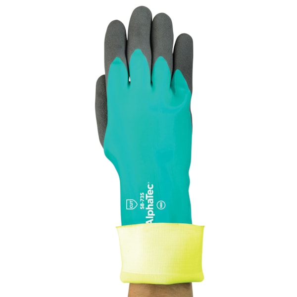 AlphaTec®  INTERCEPT™ 39 mil Lined 13.75" Chemical & Level A3 Cut Resistant Nitrile Gloves