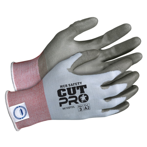 Cut Pro™ PU Palm Coated 18-Gauge Dyneema® Diamond Level A2 Cut Resistant Gloves