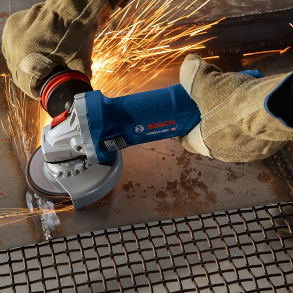 10 AMP 4 1/2” Lock-On Slide Switch Angle Grinder
