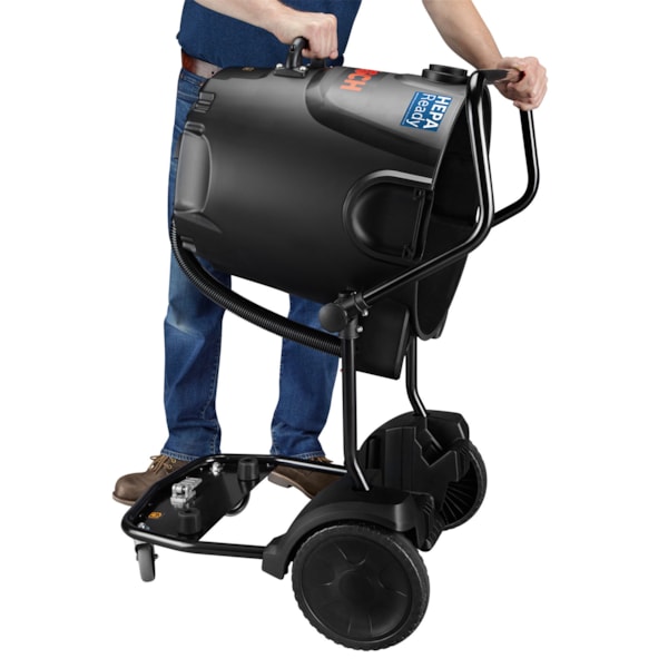 17 gal. 300 CFM Auto Filter Clean & HEPA Filter Dust Extractor Wet Dry Vac