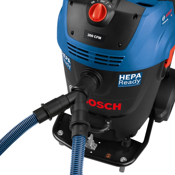 17 gal. 300 CFM Auto Filter Clean & HEPA Filter Dust Extractor Wet Dry Vac
