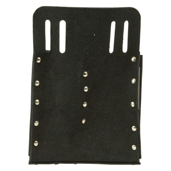 8-Pocket Slotted Leather Tool Pouch