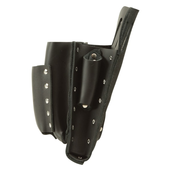 8-Pocket Slotted Leather Tool Pouch