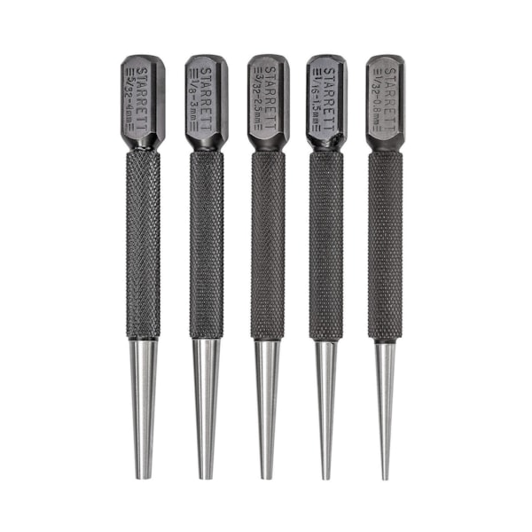 5-Piece Steel Square Head Punch Set