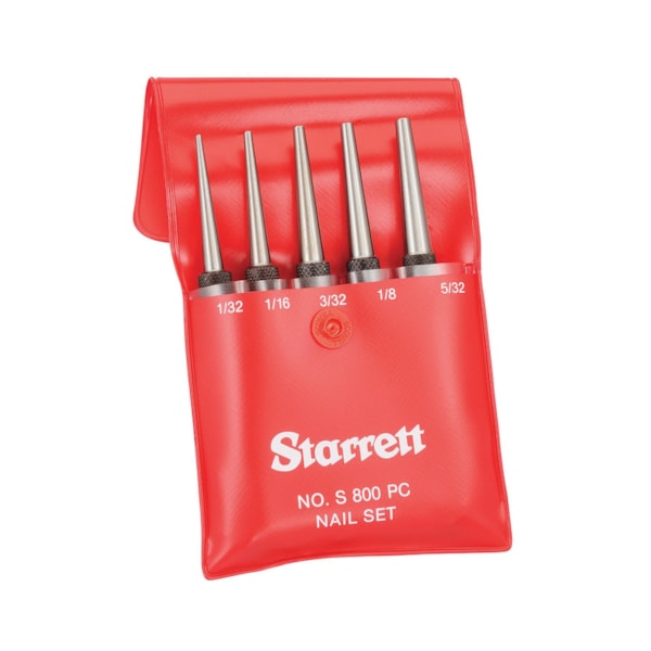 5-Piece Steel Square Head Punch Set