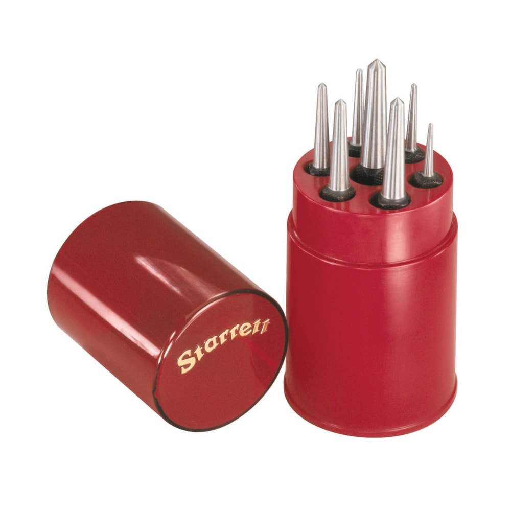 7-Piece Steel Square Shank Center Punch Set