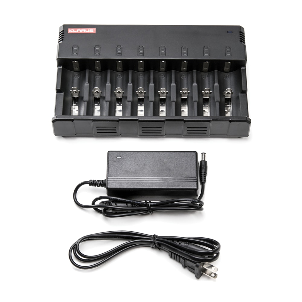 Klarus C8 8-Bay Halo™ Hard Hat LED Light Universal Battery Charger