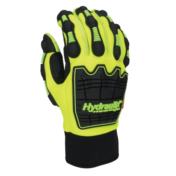 Hi-Vis Oil & Gas Cotton Canvas Work Gloves