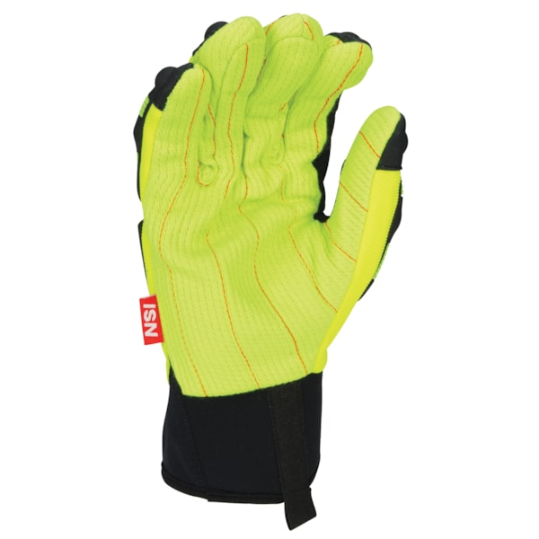 Hi-Vis Oil & Gas Cotton Canvas Work Gloves