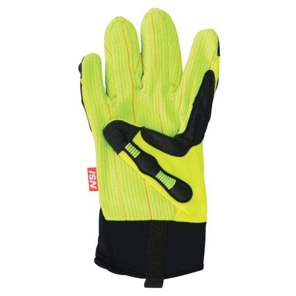 Hi-Vis Oil & Gas Cotton Canvas Work Gloves