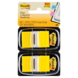 1" x 1.7" Canary Yellow Flags 2 Dispensers/Pack thumbnail 2