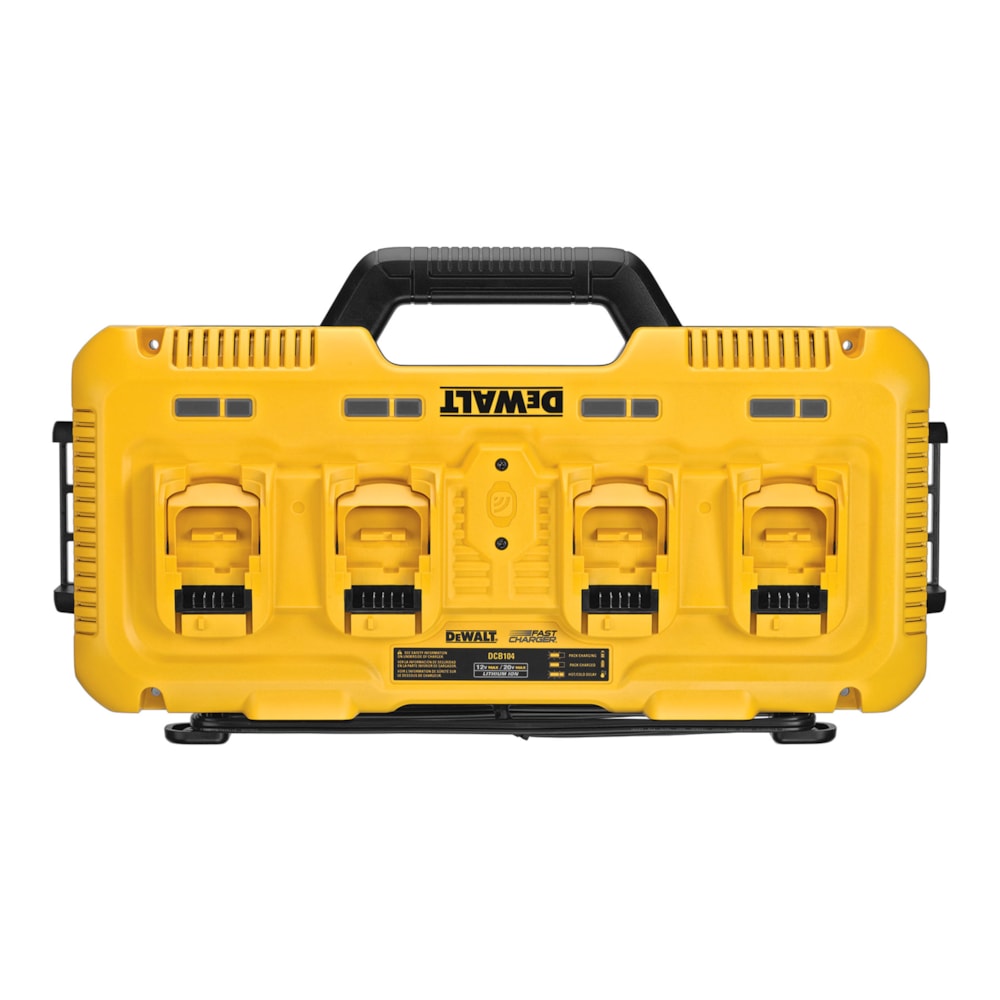 12V MAX*, 20V MAX*, & FLEXVOLT® 20V/60V MAX* 4-Port Battery Fast Charger