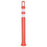 42" Orange 10 lb. Arch Top Traffic Delineator Post thumbnail 2