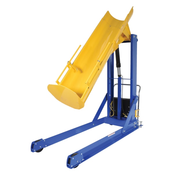 72" Portable Hydraulic Drum Dumper, 1,500 lb. Capacity