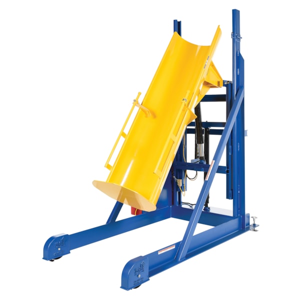 77" Portable Hydraulic Drum Dumper, 1,000 lb. Capacity