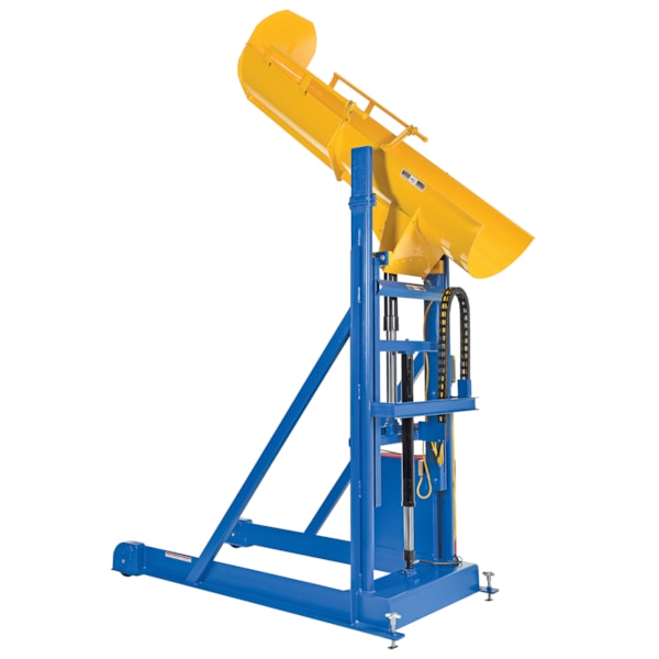 69" Portable Hydraulic Drum Dumper, 1,500 lb. Capacity