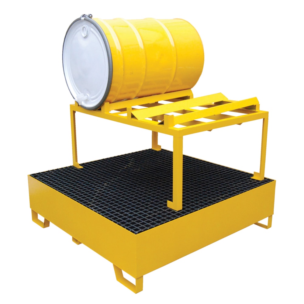 2 Drum Horizontal Retention Basin, 1,200 lb. Capacity
