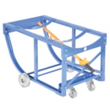 Rotating Drum Cart with Steel Wheels,  800 lb. Capacity thumbnail 1