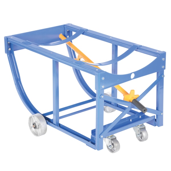 Rotating Drum Cart with Steel Wheels,  800 lb. Capacity