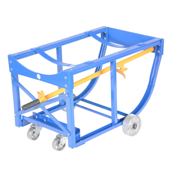 Rotating Drum Cart with Steel Wheels,  800 lb. Capacity