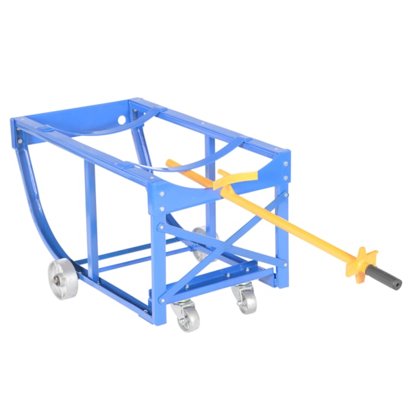 Rotating Drum Cart with Steel Wheels,  800 lb. Capacity