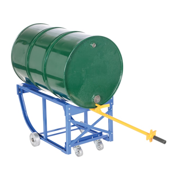 Rotating Drum Cart with Steel Wheels,  800 lb. Capacity