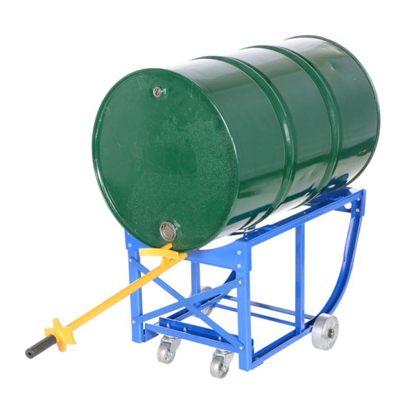 Rotating Drum Cart with Steel Wheels,  800 lb. Capacity