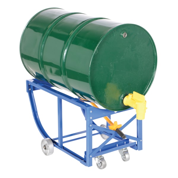 Rotating Drum Cart with Steel Wheels,  800 lb. Capacity