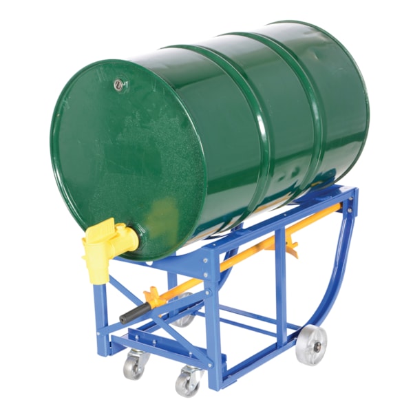 Rotating Drum Cart with Steel Wheels,  800 lb. Capacity