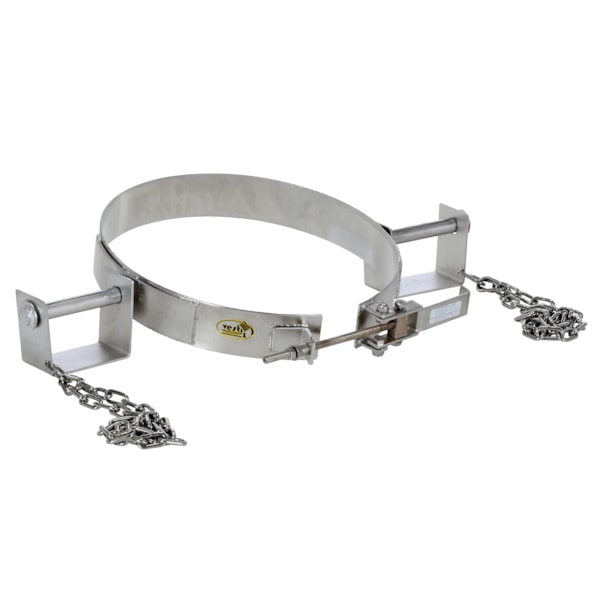 Stainless Steel Tilting 30 Gallon Drum Ring