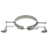 Stainless Steel Tilting 30 Gallon Drum Ring thumbnail 4