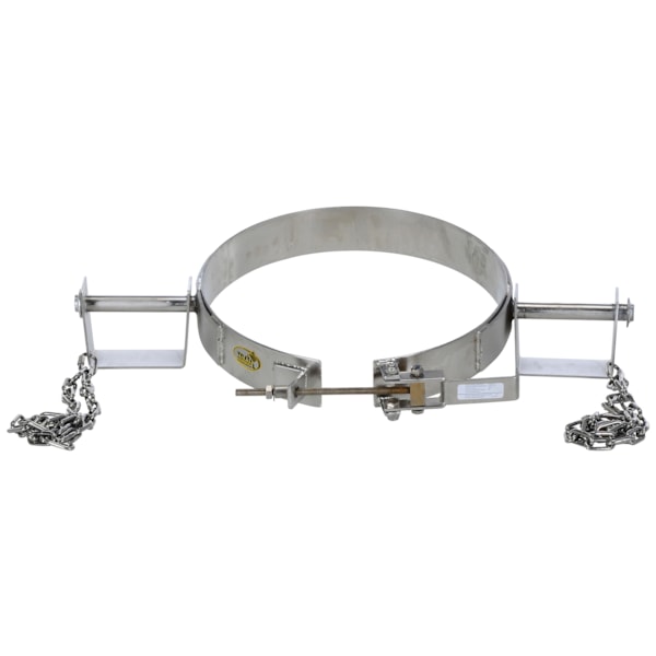 Stainless Steel Tilting 30 Gallon Drum Ring