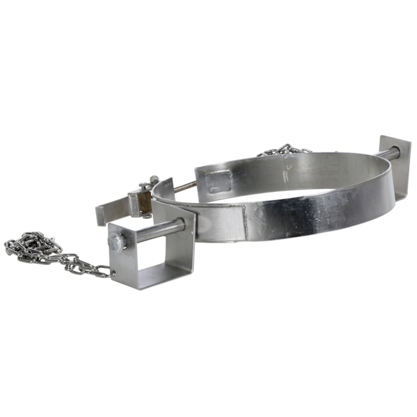 Stainless Steel Tilting 30 Gallon Drum Ring