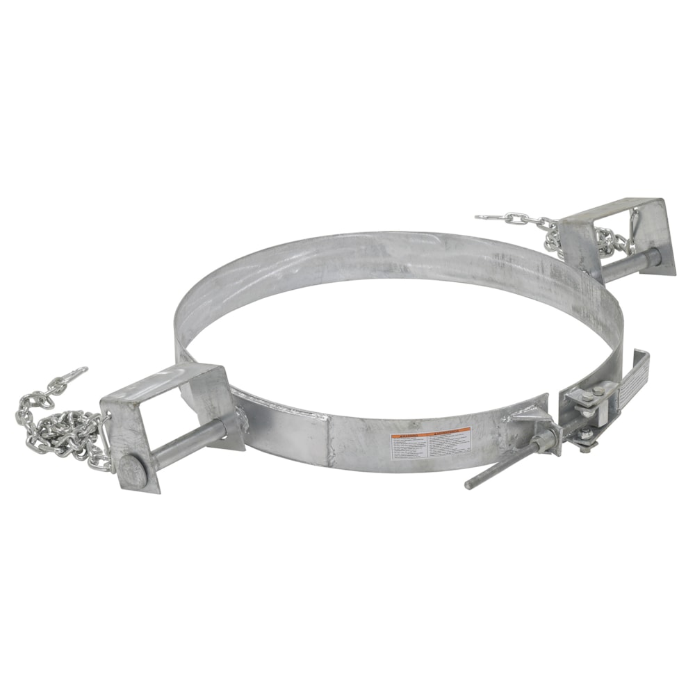 Galvanized Tilting 55 Gallon Drum Ring