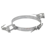 Galvanized Tilting 55 Gallon Drum Ring thumbnail 1