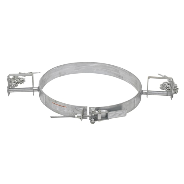 Galvanized Tilting 55 Gallon Drum Ring