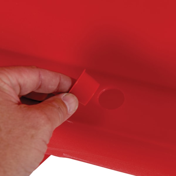 Red Stackable Poly Barricade