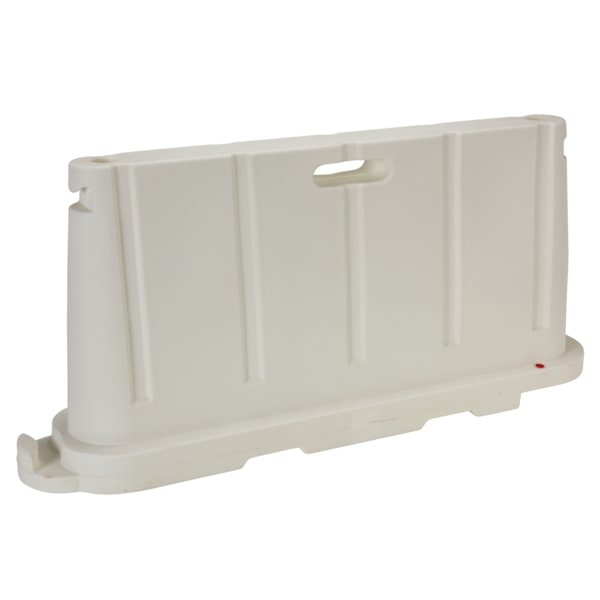 White Stackable Poly Barricade